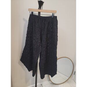 M Square Neetu Malik Pants Womens 2 OSFM Black There Elastic Waist Lagenlook